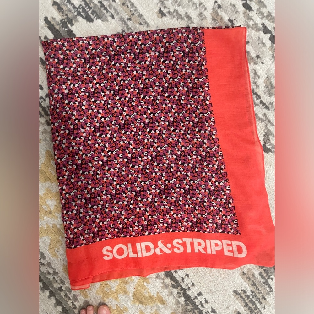 Solid & Striped beach sarong